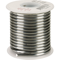Common Solder, Lead-Based, 50% Tin 50% Lead, Solid Core, 0.125" Dia. Nassau Supply