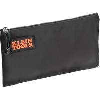 Zipper Tool Pouch, Ballistic Nylon, 1 Pockets, Black Nassau Supply