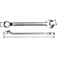 Cl&eacute;s mixtes, 3/8", Longueur de 6-5/16" Nassau Supply
