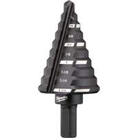 Foret &eacute;tag&eacute; no 5, 1/4" - 1-3/8", Incr&eacute;ments de 1/8", Acier rapide Nassau Supply