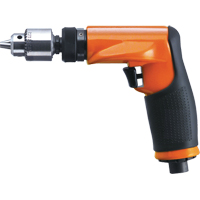 14CF Series Non-Reversible Drill, 38 CFM, 1/4", 80 dBA, 3/8" Chuck, Keyed Nassau Supply