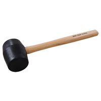 Maillet en caoutchouc, 28 oz, Prise en Bois, 16-3/4" lo Nassau Supply