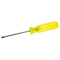 Tournevis &agrave; fente, 3/16", 8-1/4" lo, Prise Plastique Nassau Supply