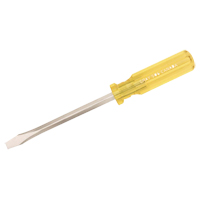 Tournevis fendu, 1/4", 6-3/4" lo, Prise Plastique Nassau Supply