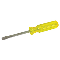Tournevis fendu, 1/4", 8-1/4" lo, Prise Plastique Nassau Supply