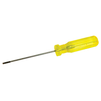 Tournevis &agrave; fente d'&eacute;lectricien, Tige de 1/8", Ronde, 7-1/4" lo, Prise en Plastique Nassau Supply