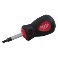 Tournevis &agrave; pointe carr&eacute;e &agrave; empreinte r&eacute;duite, Tige de #0, Ronde, 4" lo, Prise en Coussin&eacute;e Nassau Supply