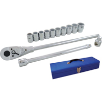 Jeu de douilles et accessoires, 15 Mcx, Prise de 3/4" Nassau Supply