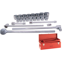 Jeu de douilles et accessoires, 24 Mcx, Prise de 1" Nassau Supply