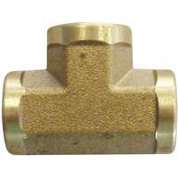 Female Pipe Tees, Brass, 3/8" Nassau Supply