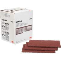 Scotch-Brite Extra-Duty Hand Pad, Aluminum Oxide, 9" x 6", Fine Grit Nassau Supply