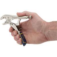 Fast Release™ Locking Pliers with Wire Cutter, 5" Length, Curved Jaw UAF565 | Nassau Supply