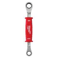 Lineman's 2-in-1 Insulated Ratcheting Box Wrench UAF945 | Nassau Supply