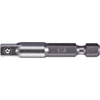 Adapter & Extension, 1/4" Drive Size, 1/4" Male Size, Ball, 2" L UAH317 | Nassau Supply
