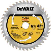 FlexVolt&reg; TrackSaw Blade, 6-1/2", 42 Teeth, Wood Use Nassau Supply