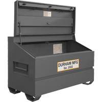 Jobsite Sloped Lid Storage Box, 60" x 30" x 39-3/8", Steel, Grey UAI849 | Nassau Supply