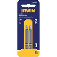 Embouts pour outils &eacute;lectriques, Carr&eacute;e, Embout #2, Longueur 2" Nassau Supply