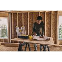 Organisateur profond pour professionnel, 17-1/2" la x 4-1/2" p x 14" h, Noir/Jaune Nassau Supply