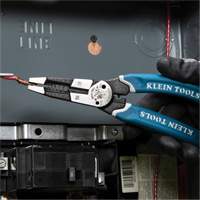 Klein-Kurve&reg; Heavy-Duty Wire Stripper, Cutter & Crimper Multi-Tool, 8-1/4" L, 8 - 20 AWG Nassau Supply