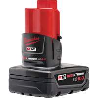 Bloc-piles M12 Redlithium XC 6.0, Lithium-ion, 12 V, 6 Ah Nassau Supply