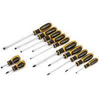 Phillips&reg;/Slotted Dual Material Screwdriver Set, 12 Pcs. Nassau Supply