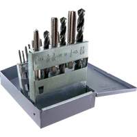 Jeu de tarauds & forets UNC DRILLCO, 18 morcea Nassau Supply