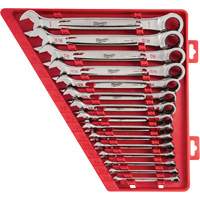 Ratcheting Wrench Set, Combination, 15 Pieces, Imperial UAL992 | Nassau Supply