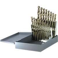 Jeu de forets courts &agrave; usage intensif Drillco, 21 morceaux, Cobalt Nassau Supply