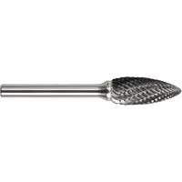 DRILLCO Double Cut Flame Shaped Burr, SH-1 Nassau Supply