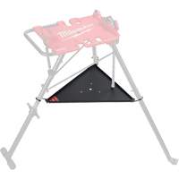 Tablette inf&eacute;rieure pour tr&eacute;pied de nivellement de 6 po avec &eacute;tau &agrave; chaîne Nassau Supply