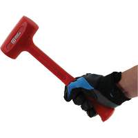One-Piece Dead Blow Hammer, 10.5 lbs., Smooth Grip, 30" L Nassau Supply