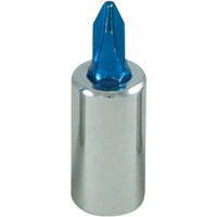 Douille tournevis &agrave; embout bleu, Phillips, #2, Prise 1/4" Nassau Supply
