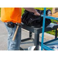 Porte-outil &agrave; anneau en acier, Support pour marteau, Cuir, 0 Poches Nassau Supply