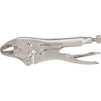 Locking Pliers with Wire Cutter, 5" Length, Curved Jaw UAV664 | Nassau Supply