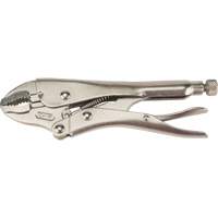 Locking Pliers with Wire Cutter, 7" Length, Curved Jaw UAV665 | Nassau Supply