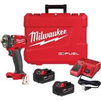 M18 Fuel™ Compact Impact Wrench with Pin Detent Kit, 18 V, 1/2" Socket UAV813 | Nassau Supply
