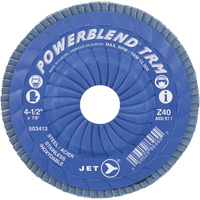 Disque &agrave; feuillets PowerBlend ajustable, 5" x 7/8", Type 29, Grain Z40, Alumine de zirconium Nassau Supply