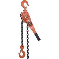 KLP Series Lever Chain Hoists, 10' Lift, 6000 lbs. (3 tons) Capacity, Steel Chain UAW098 | Nassau Supply