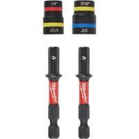 Jeu de tourne-&eacute;crous 2-en-1 Shockwave Impact Duty Quik-Clear, 5/16"/1/4"/3/8" prise, 2-1/2" lo, Magn&eacute;tique Nassau Supply