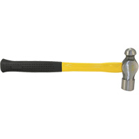Ball Pein Hammer, 24 oz. Head Weight, Plain Face, Fibreglass Handle UAX250 | Nassau Supply