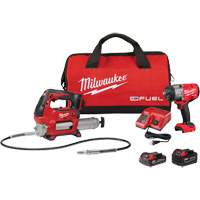 M18 Fuel™ HTIW with Friction Ring & Grease Gun Combo Kit, Lithium-Ion, 18 V UAX418 | Nassau Supply