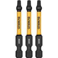 3-Piece FLEXTORQ&reg; Impact Screwdriving Bits, Square, #3, 1/4" Drive Nassau Supply