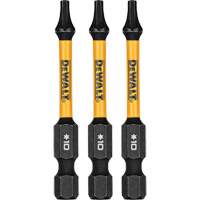 3-Piece FLEXTORQ&reg; Impact Screwdriving Bits, Torx, T-10, 1/4" Drive Nassau Supply