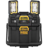 ToughSystem&reg; 2.0 Adjustable Work Light with Storage, 16" x 11" x 14", Black/Yellow Nassau Supply