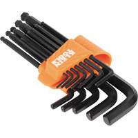 L-Style Ball-End Hex Key Wrench Set, 12 Pcs., Imperial Nassau Supply