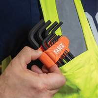 L-Style Long Ball-End Hex Key Set, 10 Pcs., Metric Nassau Supply