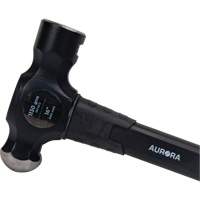 Ball Pein Hammer, 40 oz. Head Weight, Plain Face, Fibreglass Handle Nassau Supply