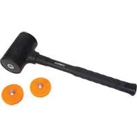 Dead Blow Hammer, 45 oz. Head Weight, Polyurethane Face, Fibreglass Handle, 13" L Nassau Supply
