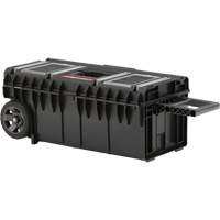 Arx Long Rolling Tool Chest, 31-1/5" x 15-1/5" x 12-7/10", Black Nassau Supply