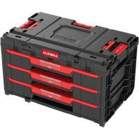 Arx&reg; 3-Drawer Toolbox, 23-1/10" x 15" x 13-2/5", Black Nassau Supply